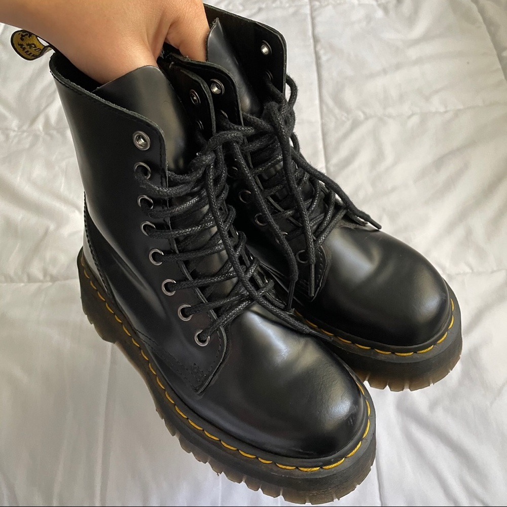 Dr. Martens Women's Jadon Platform Boots - Picture 2 of 4